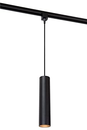 LUCIDE TRACK FLORIS Lámpara colgante - Sistema de carril monofásico/Iluminación con rieles - 1xGU10 - Negro (Extensión)