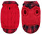 CITÉTOILE Warme Hundepullover mit Karomuster, Rollkragen & Leinenlöchern – Winter Welpenkleidung für kleine/mittlere/große Hunde Katzepullover für Weihnachten, Rot, XS