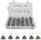 1200 PCS Agrafes Chaudes Métal, Pièces Baguettes de Soudage Agrafe de Soudeur en Acier Inoxydable, Réparation de fissuresRéparation de Pare-Chocs de Voiture, Soudage de Carrosserie, avec Boîte