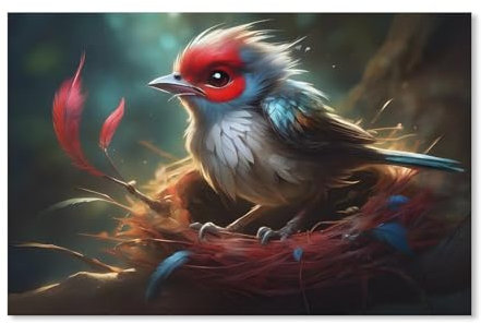 Puzzle 1000 Teile für Erwachsene，Tiervogel，Klassische Puzzle Teenager Jungen Mädchen Puzzle DIY Moderne Wohnkultur Einzigartiges Geschenk Intellektuelles Spiel（50x70cm）-200