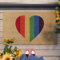 Home is Where Your Heart is – Stylische Kokos-Fußmatte von WECONhome für den Innen- und Zwischenbereich (40 x 60 cm, Natur)