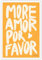 JCFOAS More Amor Por Favor Leinwand-Kunst, minimalistisch, gelber Sonnenschein, Poster, Valentinstag, romantischer Druck, Gemälde, Liebeszitat, Wanddekoration für Wohnzimmer, Schlafzimmer, Schlafsaal,