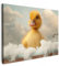 MuchoWow© Impression sur Toile Photo Peinture 80x60 cm Tableau Decoration Murale Chambre Salon Maison Deco Cuisine Canard - Poussin - Bain - Animaux