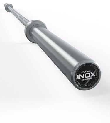 ATLETICA Inox | Outdoor Langhantel aus Edelstahl | Langhantel speziell für das Training im Außenbereich | Korrosionsresistent