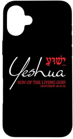 Yeshua Handyhüllen Jesus Christian schenkt Sohn des lebendigen Gottes Hülle für iPhone 16 Plus