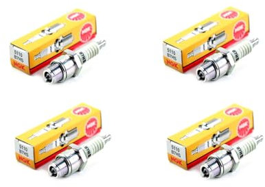 4x Zündkerze NGK B7HS Gewinde 14mm für Motorrad, Quad, Boot, Rasenmäher, Roller, ATV, Moped, PKW, Freischneider uvm.