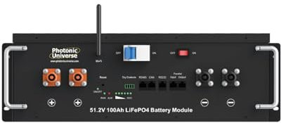 100Ah 48V Rack mounted Lithium battery for leisure, solar, wind, and off-grid applications