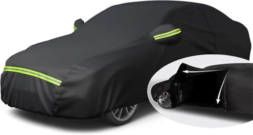 Autoabdeckung Outdoor für mini i One R52 Cabrio 2004-2008,Volle Abdeckung für den Außenbereich Zum Schutz Vor Sonne, Regen Und Staub,Staubschutz Mit Reißverschluss Und Windkordel