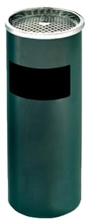 XHZMDWOU Rubbish Bin Dustbin Trash Can Indoor Outdoor Commercial Garbage Can Industrial Garbage With Ashtray Enclosure Large Kitchen Bin(Grün)