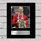 ZLATAN IBRAHIMOVIC SIGNED montiert Foto Display EFL Cup Gewinner Manchester United