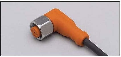 ifm-electronic Kabeldose abgewinkelt EVC06A M12 4p AC/DC, hfr Rundsteckverbinder, feldkonfektionierbar (Industriesteckverbinder) 4021179238960