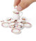Odoria Miniature 1/12 Service a Thé en Porcelaine Accessoire Maison de Poupée, Couronne