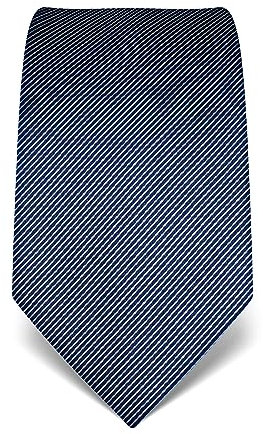 Vincenzo Boretti Herren Krawatte reine Seide gestreift edel Männer-Design zum Hemd mit Anzug für Business Hochzeit 8 cm schmal/breit blau