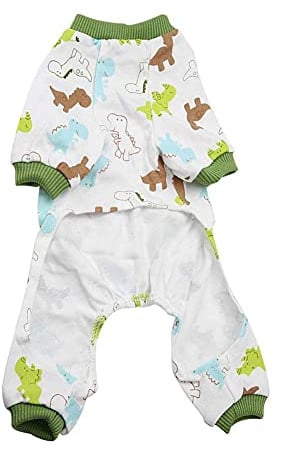Welpe Cartoon Pyjama Katze Overall Kleines Haustier Baumwolle Kleidung weich Home Kostüm (M)