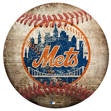 Fan Creations MLB New York Mets Baseball-Schild 30,5 cm