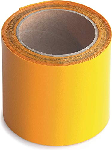 Wupsi PVC-Planen-Reparaturband - Klebeband zur Reparatur von Löchern & Rissen an LKW-Plane, Anhängerabdeckung, Markise & Zelt - Gelb 10 cm X 5 m