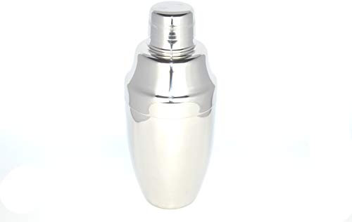 Shaker Cocktail Cobbler 3 pezzi Yukiwa Argento, 50 cl Made in Japan (2 misure e 3 colori disponibili)