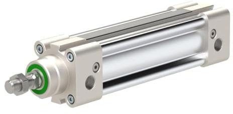 RIEGLER 16.DMD.50250 Serie SAI Normzylinder, Doppeltwirkend, 50mm Kolben-Ø, 250mm Hub, G 1/4 Anschluss