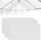 NAIZY 14x Polycarbonat Hohlkammerstegplatten Doppelstegplatte UV-beständigen Stegplatten für Gewächshaus, Garten Treibhaus, 4mm | 10,25 m² - Transparent