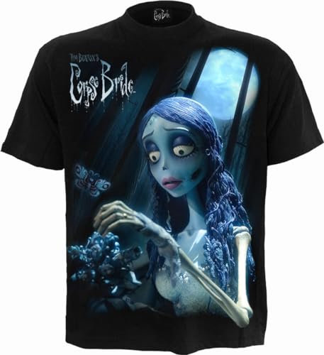 Spiral - Corpse Bride - Glow in The Dark - T-Shirt Nera Regular per Uomo - S