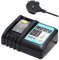 DC18RC 3A Battery Charger for Mk 14.4V-18V LXT Lithium-Ion Batteries BL1850 BL1840B BL1820 BL1815 BL1860 BL1430 BL1450 BL1830 18V Drill Battery Charger Replaces DC18RD DC18RA DC18SD DC18SF UK Plug