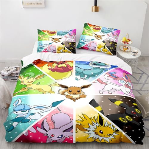 WSFST Bettwäsche Kinder 135x200 + 80x80 deutsche Größe · 100% Mikrofaser · 2 teilig Teenager Kinder-Bettwäsche