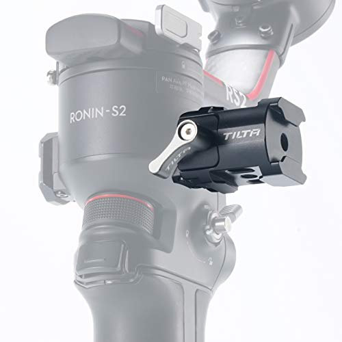 TILTA Adaptateur de Griffe latéral pour cardan DJI RS2 RSC2 avec Filetage 1/4-20 pour Compatible avec Tous Les Accessoires de Griffe TGA-SCA