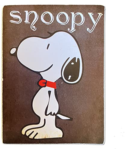 Kustom Art Magnet Cartoon Snoopy Vintage für Kühlschrank/Garage/Bar Druck auf Holz 10 x 6 cm