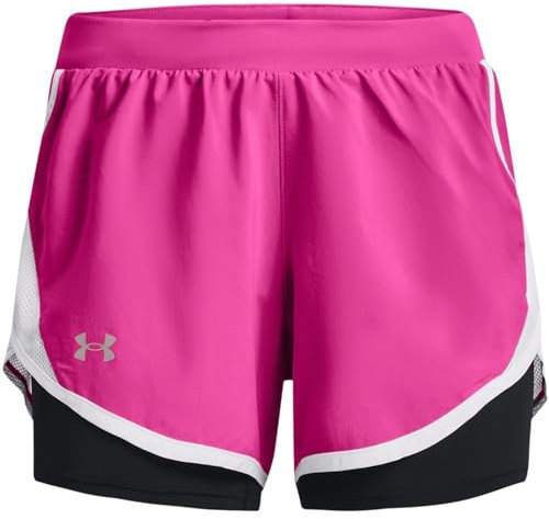 Under Armour Damen Fly by 2.0 2N1 Short Laufbekleidung Shorts Pink - Pink Xs