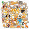 Korgi Aufkleber Animal Corgi Sticker Set 50 Stücke Niedliche Tier Deko für Auto Laptop Skateboard Fahrrad Moped Motorrad Fahrrad Computer,Geeignet für Erwachsene Kinder