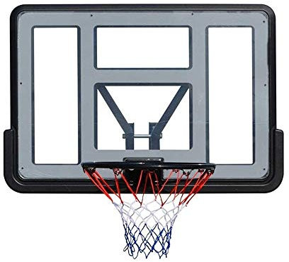 Outdoor-Basketballkorb mit Rückwand Wandmontiertes Basketballsystem, Heim-Basketball-Rückwand