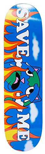 Ripndip Skateboard 8.25 Save The World Lord Nermal Deck 8.25 Grip inklusive 2022 (8.25)