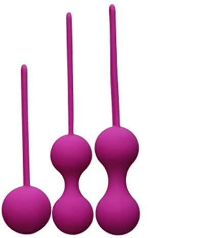 Beckenboden Trainingskugeln Beckenbodenmuskeltrainer zur Straffung und Stärkung der Blasenkontrolle (Rose pink)