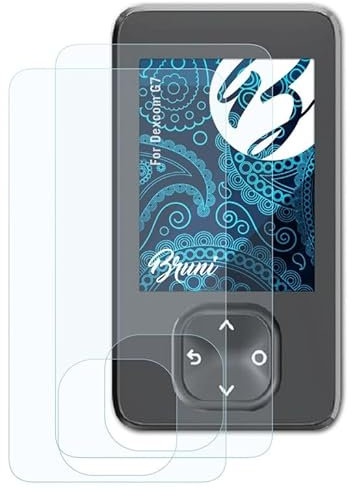 Bruni Schutzfolie kompatibel mit Dexcom G7 Folie, glasklare Displayschutzfolie (2X)