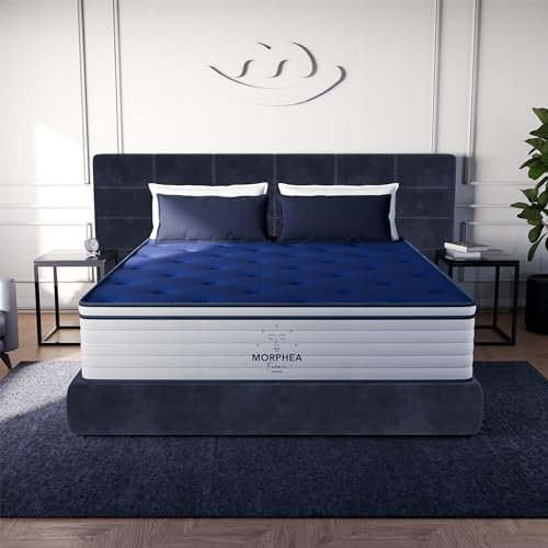 Morphea France Matelas Hybride Luxe 180x200 cm | Épaisseur 30cm | Victoria Élu Produit de l'Année 2025 | Soutien Ferme | Accueil Enveloppant | Mousse à Mémoire Forme & Ressorts Ensachés