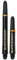 Harrows Supergrip Black and Gold - Dart Shafts Inbetween