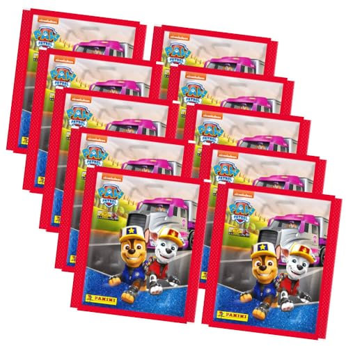 Panini Paw Patrol Sticker Serie 9 - Big Truck (2023) - Sammelsticker - Auswahl (10 Tüten)