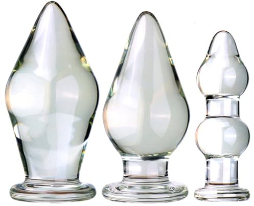 Hrekssi Extra Groß Glasplug Butt Plug Durchmesser 45/75/80mm Glatt Glasdilos Analplug Kristall Glas Dildo Plug XXL Analperlen Anal Kugeln Vaginal Anal Masturbation Sexspielzeug Für Männer Frauen,C