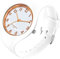 BIEWO Montres pour jeunes femmes Lady Jelly Series Bracelet de sport en silicone Montre d'infirmière électronique Sipmle Montre à quartz, Blanc., Bracelet