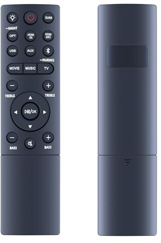 GOUYESHO Télécommande TS8212-NA pour Barre de Son Dolby TCL 4K Alto 8 Plus2.1.2 Channel