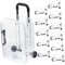 Mobestech 12stücke Mini Koffer Süßigkeitenboxen Teilig Transparente Mitbringselbox Im Kofferdesign Für Hochzeiten Und Partys Zur Präsentation Von Gastgeschenken Und Süßigkeiten