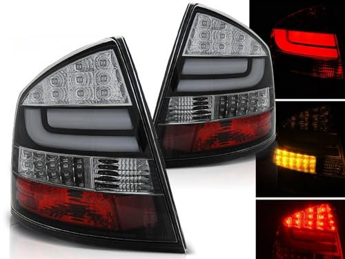 Tuning-Tec LED LightBar Rückleuchten in schwarz für Skoda Octavia 1Z Limo 03.2004-2012