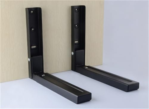 Soporte Para Microondas 10 juegos de soporte ajustable for horno microondas de acero inoxidable for cocina, estante resistente for montaje en pared, fácil de instalar. Soportes Para Microondas De Pare