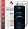 Mobitel 3-Pack Full Coverage Screen Protector for iPhone 12 Pro Max, 6.7-inch 9H Hardness Tempered Glass Screen Protector, Anti-Water, Anti-Scratch, Bubble-Free Case Friendly Glass Protector