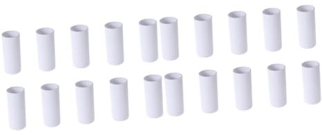 DIYEAH 40 Stück Rollen Deo-Tube Pappröhrenhandwerk Verpackung Pappröhre Kunstprojekte Papierröhre Pappröhren Zum Basteln Kleiner Karton Kartonröhren Masse Runde Pappröhre Weiß