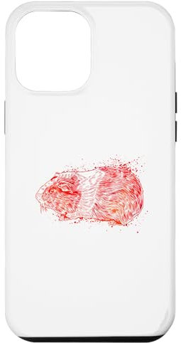 Custodia per iPhone 15 Pro Max Disegno colorato di una cavia