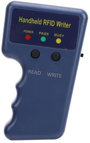 125-kHz-Kartenkopierer, Effizientes Entschlüsseln und Analysieren, für ID-/HID-/AWID-Karten, Unterstützt T5577/EM4305, Kompaktes Design, NFC-kompatibel, ABS-Material, Schwarz