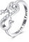 ONEFINITY Dachshund Ring 925 Sterling Silber Dachshund Hund Ring Weiner Hund Schmuck Geschenk für Damen