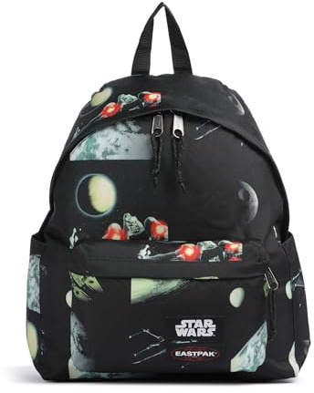 Eastpak Rucksack x Star Wars Modell Day Pak'r Farbe SW GALAXY BLACK mit zusätzlichem Reißverschluss und Laptopfach 13.3, SW Galaxy Black, M