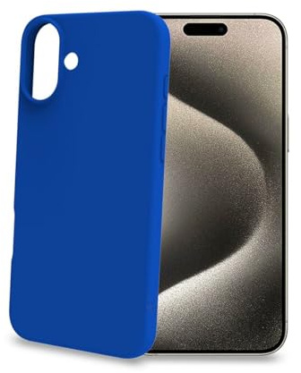 Celly EAN-8021735210740 Handyhülle, für iPhone 16 Plus, Blau, Apple